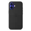 Silikonowe etui do iPhone'a 16 z MagSafe - czarne
