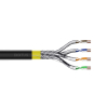 Kabel instalacyjny DIGITUS kat.7A, S/FTP, Dca, AWG22/1, LSOH, 500m, żółty, szpula