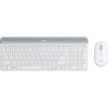 Logitech MK470 klawiatura Dołączona myszka Uniwersalne RF Wireless QWERTZ Niemiecki Biały