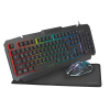 LogiLink ID0185 klawiatura Dołączona myszka Gaming USB QWERTY Angielski Czarny