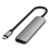 Aluminiowy adapter do urządzeń mobilnych USB-C Satechi 4-in-1 USB-C Slim Multiport Adapter 4K (space gray)