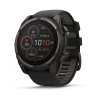 Zegarek sportowy Garmin Fenix 8 Solar Sapphire Titanium Carbon Grey DLC 51mm Czarny (WYPRZEDAŻ)