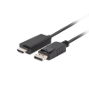 LANBERG KABEL DISPLAYPORT (M) V1.1->HDMI (M) 1M CA-DPHD-11CC-0010-BK