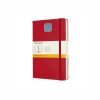 MOLESKINE Notes Classic L (13x21 cm), w linie, twarda oprawa, scarlet red, 400 stron, czerwony