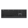 GEMBIRD PRZEWODOWA KLAWIATURA MULTIMEDIALNA SLIM USB-C, RU LAYOUT, CZARNA