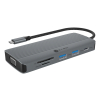 Dockingstation IcyBox PD 10 in 1 1xHDMI 1xVGA USB-C