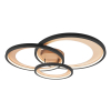 CEILING LAMP TRIO GRANADA MATT BLACK/GOL