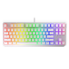 Klawiatura gamingowa ENDORFY Thock TKL Pudding Onyx White Brown RGB