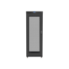LANBERG SZAFA STOJĄCA RACK 19" 42U 800X1200 DRZWI PERFOROWANE LCD CZARNA (FLAT PACK) FF01-8242-23BL