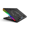 INCA Notebook KĂĽhler 1x 185x20mm LĂĽfter/RGB/ 800RPM/2xUSB sw retail