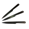 Noże do rzucania KAL22 rzutki 3szt czarny KAL22-CZ