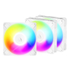 ARCTIC P14 Pro Reverse PWM Lüfter A-RGB 3 Pack White
