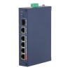 Dahua Technology CHS4106-4ET-60 przełącznik sieciowy Zarządzany L2 Fast Ethernet (10/100) Obsługa PoE Desktop Niebieski