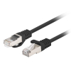 PATCHCORD KAT.5E UTP 2M CZARNY FLUKE PASSED LANBERG 10-PACK