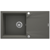 DEANTE EVORA ZLEWOZMYWAK 1-KOMOROWY Z OCIEKACZEM 78X44 CM ANTRACYT METALIK ZQJ_T113