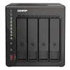 Qnap TS-453E-8G, Tower, 4 x 2.5"/3.5" SATA , Intel Celeron J6412 4C/4T, 8 GB DDR4 onboard not expandable, 2 x 2.5GbE, External adapter (PSU)