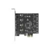 DeLOCK Karta PCI Express x1 do 4 x zewnętrzne USB Typ-A żeński SuperSpeed USB (USB 3.2 Gen 1)