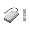 CONCEPTRONIC  7-1 Dock USB-C->HDMI/3xUSB-A/VGA/+     25cm gr