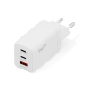 Ładowarka sieciowa GaN II 67W 2x USB-C, 1x USB-A PD 3.0, QC 3.0 Biała