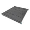 1U fixed shelf for 800 mm depth racks44x482x500 mm, adjust. 500-700 mm depth, black