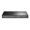 TP-Link JetStream TL-SG3452P przełącznik sieciowy Zarządzany L2/L3 Gigabit Ethernet (10/100/1000) Obsługa PoE 1U Czarny
