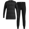 Zestaw bielizny dziecięcej Odlo Set long ACTIVE WARM ECO SET roz. 128cm Czarno-Szary