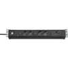 Listwa zasilająca brennenstuhl Premium-Web-Line V3 - do montażu w szafie serwerowej - Ethernet - Złącza wyjściowe: 4 - 48,3 cm (19") - 3,0 m Przewód