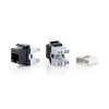 Equip Keystone Jack ungeschirmt Cat6  LSA           8Stk  sw