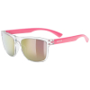 Uvex rookie clear Okulary do wielu sportów Chłopak, dziewczyna Oprawki pełne Różowy, Półprzezroczysty
