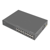 Digitus Injektor 8-portowy Gigabit Ethernet PoE+, 802.3bt, 250 W
