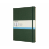 MOLESKINE Notes Classic XL (19x25cm) w kropki, twarda oprawa, myrtle green, 192 strony, zielony