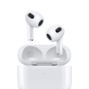 Apple AirPods z etui ładującym Lightning - 3. generacji - Prawdziwe bezprzewodowe słuchawki z mikrofonem - Słuchawki douszne - Bluetooth - Biały (MPNY