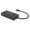 MANHATTAN ADAPTER MULTIPORT USB-C 3.1 NA HDMI/DVI/VGA M/F