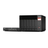 Zestaw Qnap TS-673A-SW5T (TS-673A-8G + switch QSW-1105-5T 5x2.5GbE), Tower, 6 x 2.5"/3.5" SATA, AMD Ryzen V1500B 4C/8T, 8GB DDR4 (Max. 64GB), 2 x 2.5G