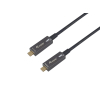 Wyposaż Aktywny kabel optyczny USB-C - M/M - 5.0m - PD 60W - 4K/60Hz - 10Gbps - Wideo+Dane+PD