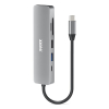 Port Designs 900162 huby i koncentratory USB Type-C Srebrny