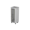 LANBERG SZAFA INSTALACYJNA RACK STOJĄCA 19" 32U 600X600 SZARA DRZWI PRZESZKLONE LCD (FLAT PACK) V2