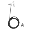 DICOTA D31699 zapięcie do kabli Czarny 2 m