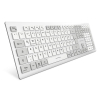 Sharkoon OfficePal K30W wh klawiatura Dom/Biuro USB QWERTZ Niemiecki Biały