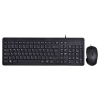 Zestaw klawiatura + mysz HP 150 Wired Mouse and Keyboard przewodowe czarne 240J7AA
