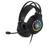 Deltaco Gaming GAM-168 słuchawki/zestaw słuchawkowy Przewodowa Opaska na głowę USB Typu-A Czarny