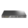 D-Link DSS 200G-28MP - Switch - zarządzany - 24 x PoE - Switch - 1 Gbps