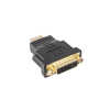 Adapter Lanberg AD-0014-BK (HDMI M - DVI-I F; kolor czarny)