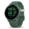 Garmin vívoactive 6 3,05 cm (1.2") AMOLED 42 mm Cyfrowy 390 x 390 px Ekran dotykowy Zielony Wi-Fi GPS