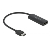 DeLOCK Adapter HDMI-A męski > DisplayPort żeński czarny
