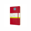 MOLESKINE Notes Classic L (13x21 cm), gładki, miękka oprawa, scarlet red, 400 stron, czerwony