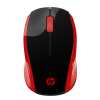Mysz HP Wireless Mouse 200 Empress Red bezprzewodowa czerwono-czarna 2HU82AA