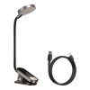 Baseus mini lampka lampa LED z klipsem szary (DGRAD-0G)