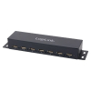 LogiLink UA0148 huby i koncentratory 480 Mbit/s Szary