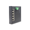 Digitus 5-portowy przełącznik sieciowy Gigabit Ethernet, płaski, przemysłowy, niezarządzany